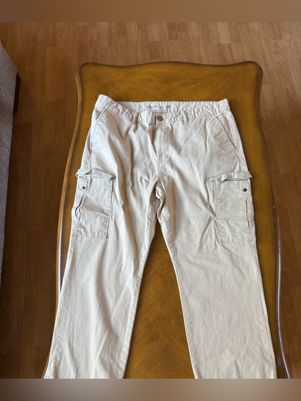 Old Navy Men's Light Beige Cargo Pants